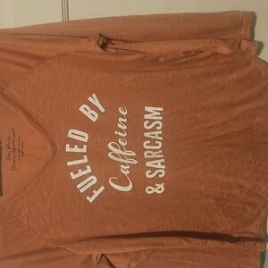 White Stag Burnt Orange Long Sleeve Tee